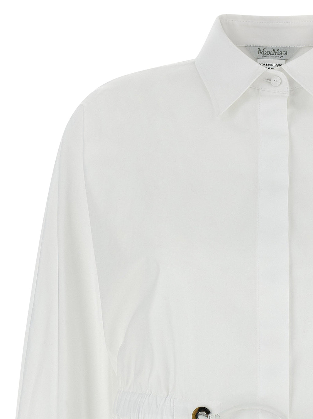 Max Mara White Cotton Blouse