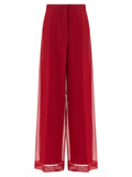 Max Mara Multicolor Silk Casual Pants