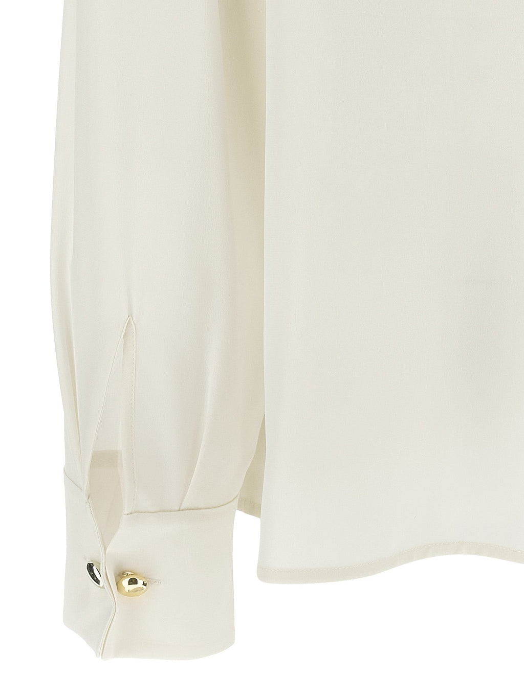 Max Mara White Silk Blouse