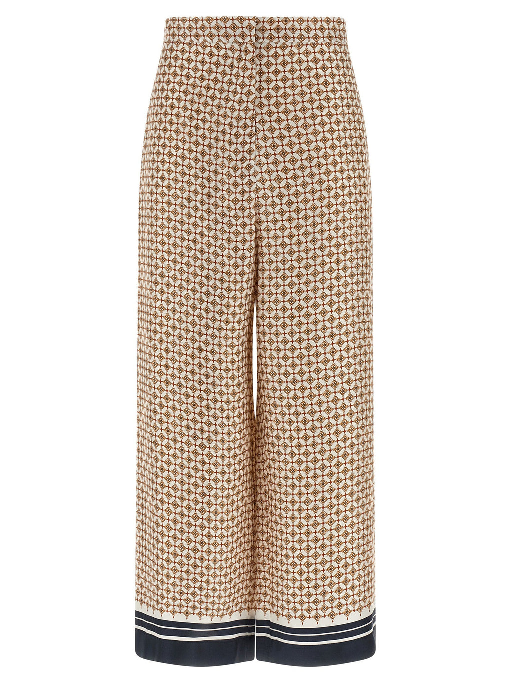 Max Mara Blue Silk Pants