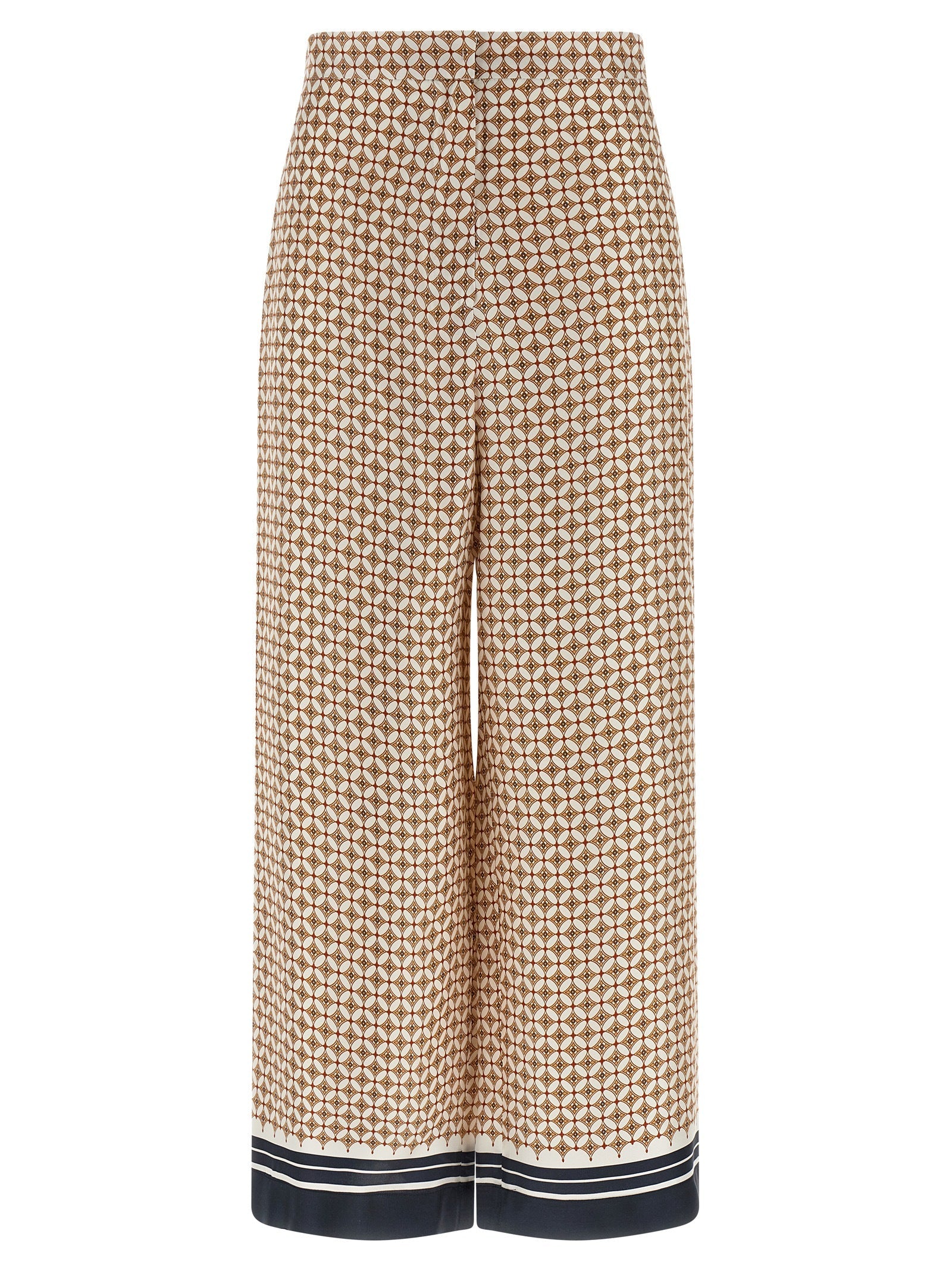 Max Mara Blue Silk Pants