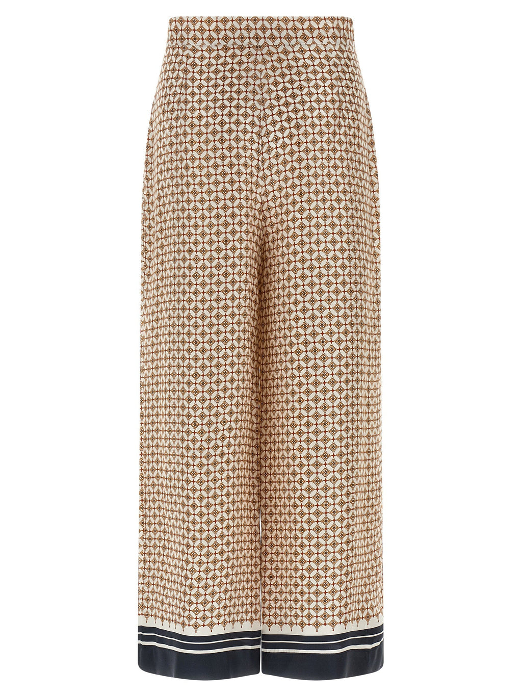 Max Mara Blue Silk Pants