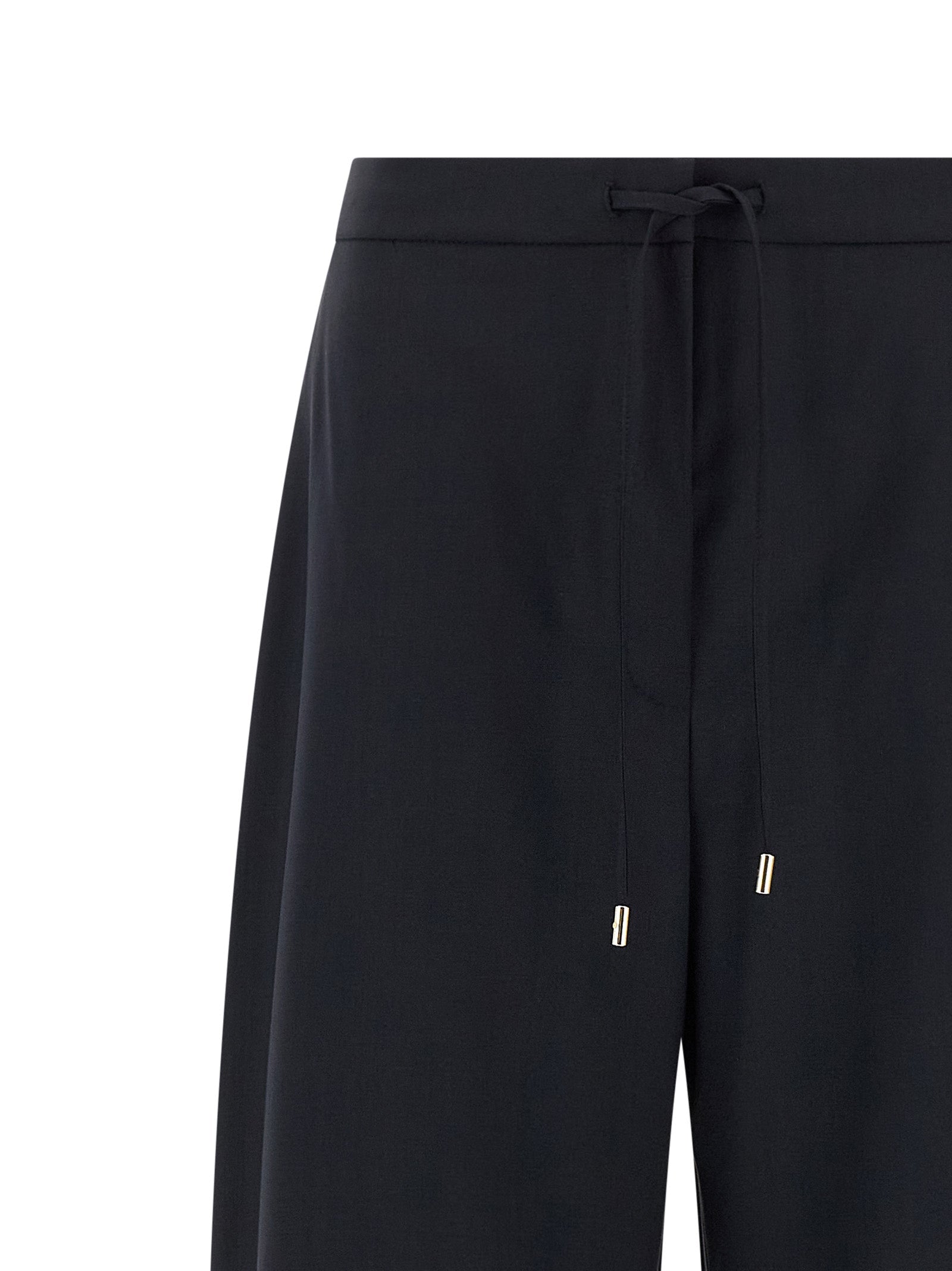 Max Mara Blue Virgin Wool Casual Pants