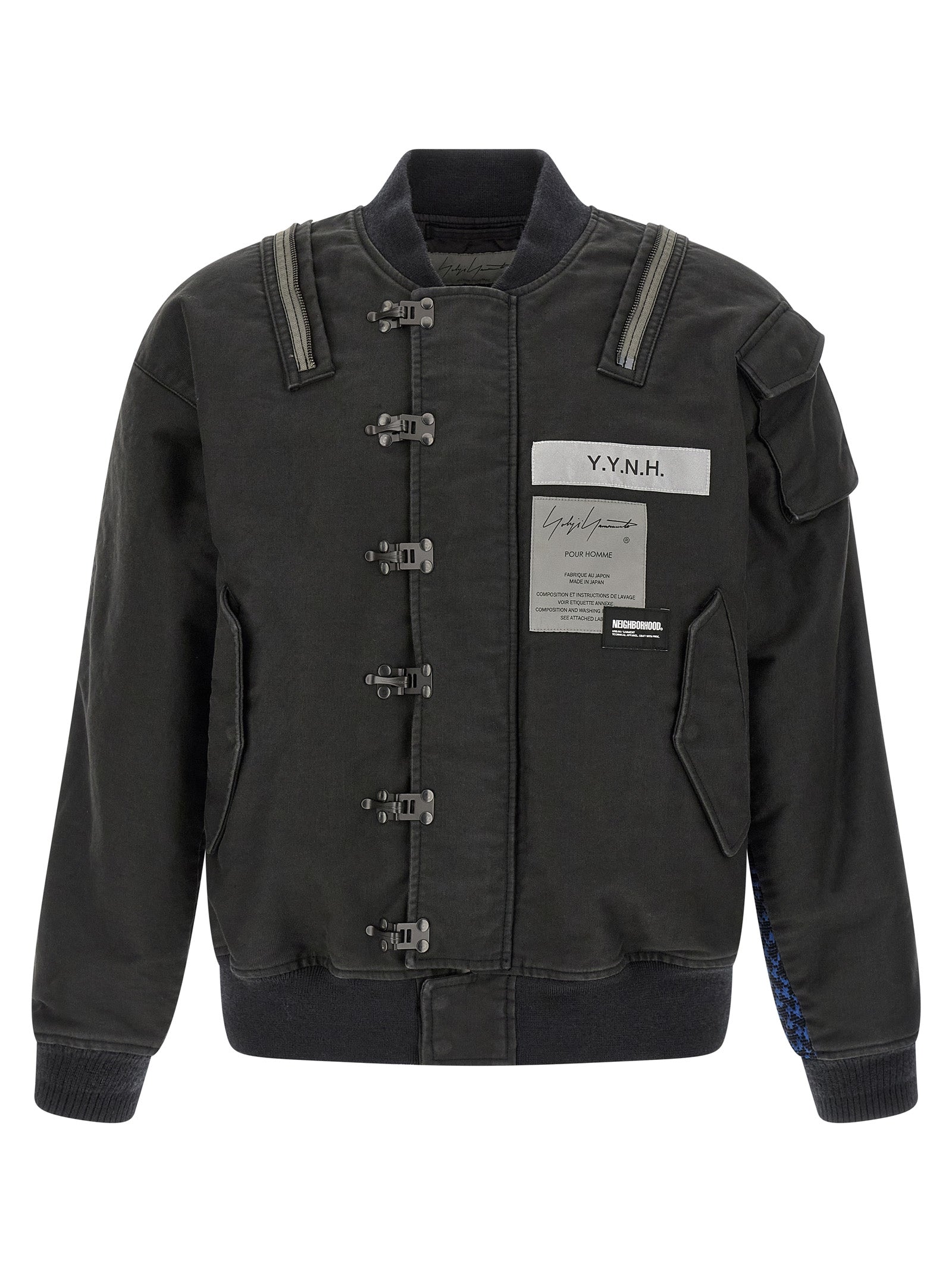 Yohji Yamamoto Black Cotton Bomber