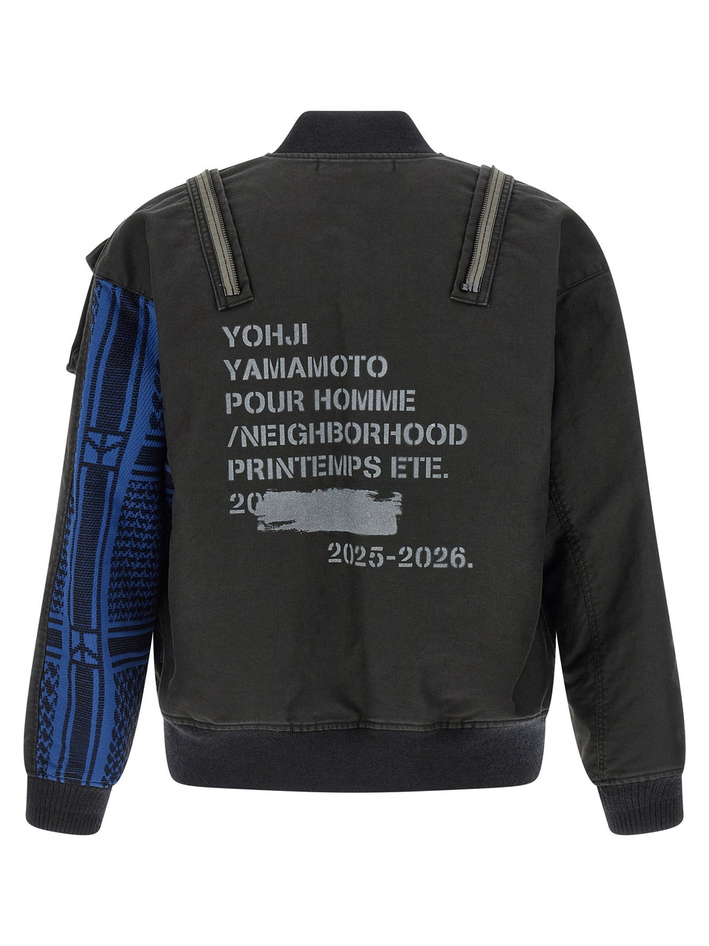 Yohji Yamamoto Black Cotton Bomber