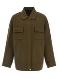 Max Mara Bicolor Virgin Wool Coat