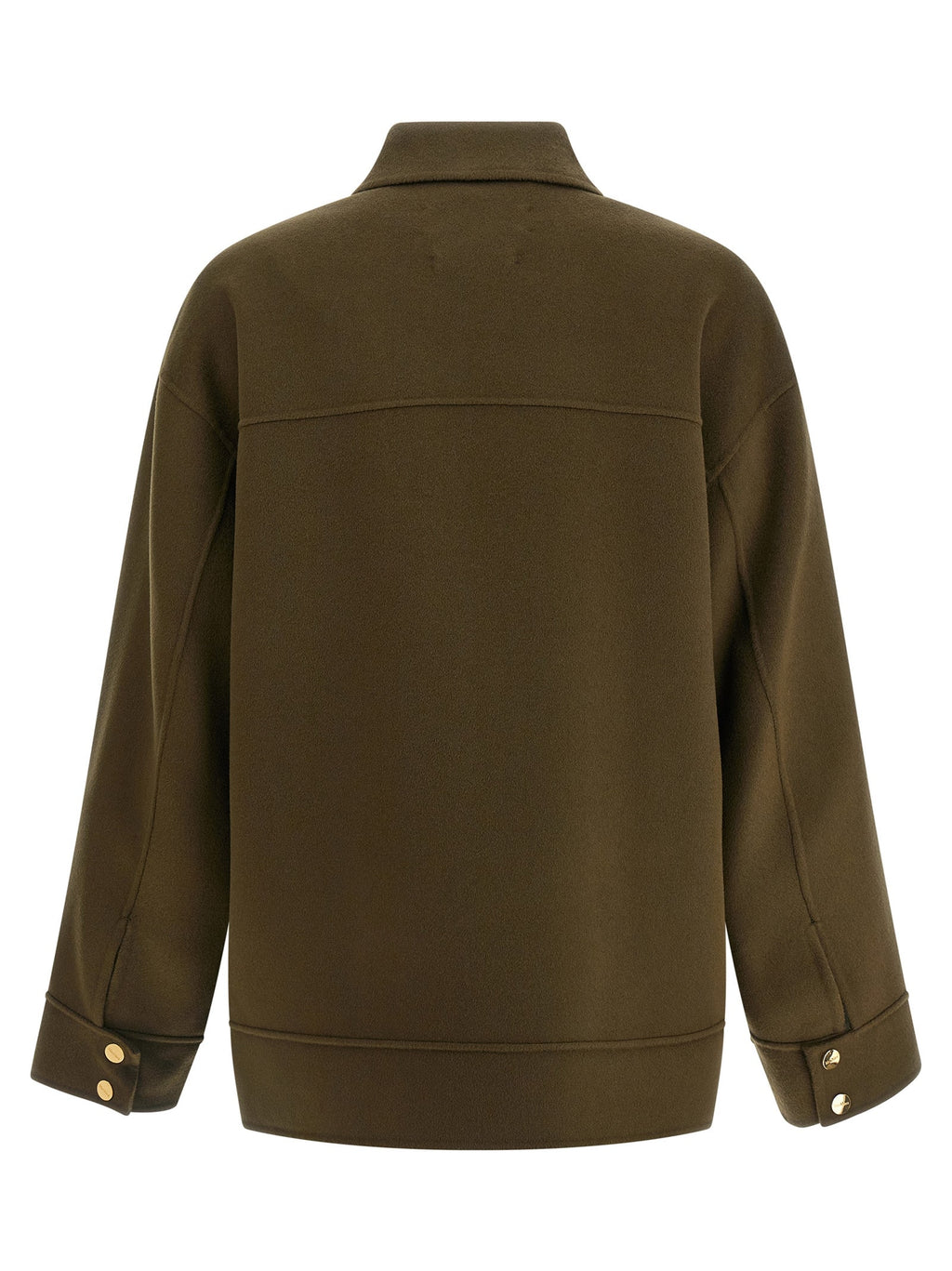 Max Mara Bicolor Virgin Wool Coat