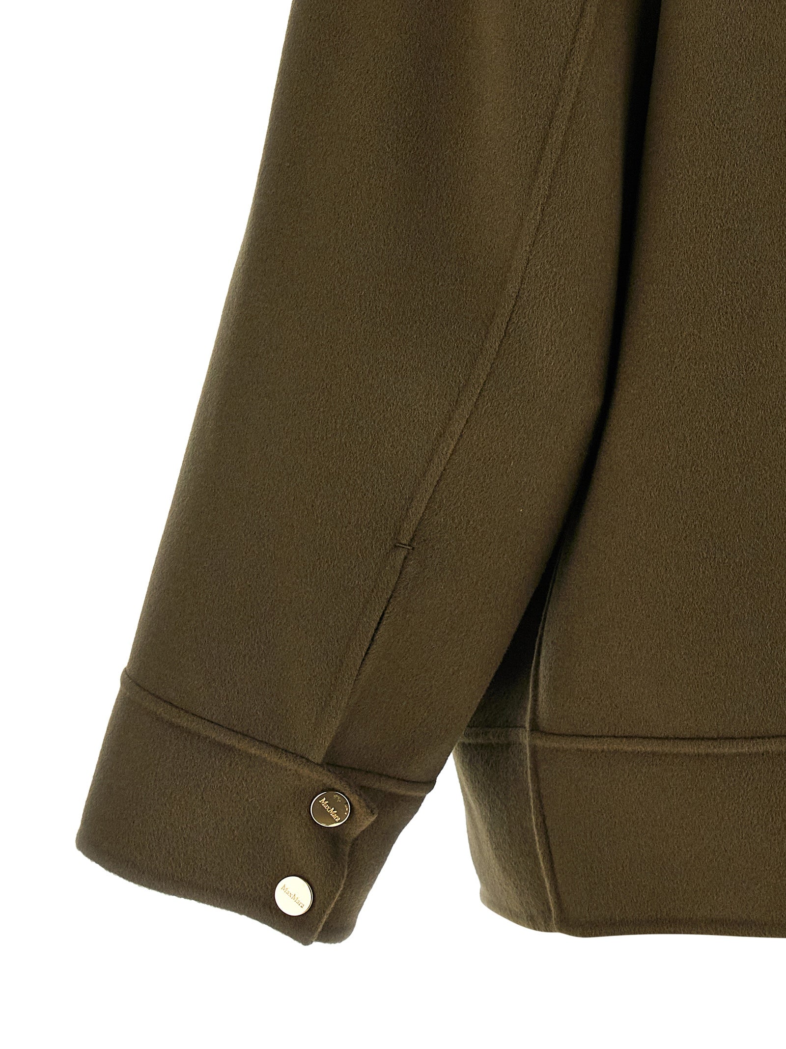 Max Mara Bicolor Virgin Wool Coat