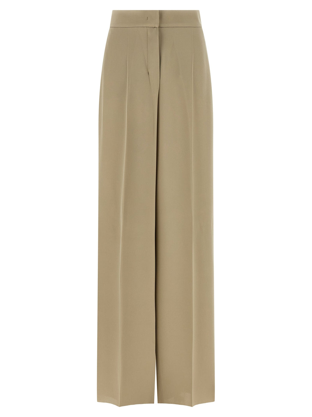 Max Mara Beige Silk Dress Pants