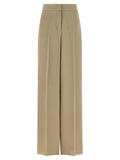 Max Mara Beige Silk Dress Pants