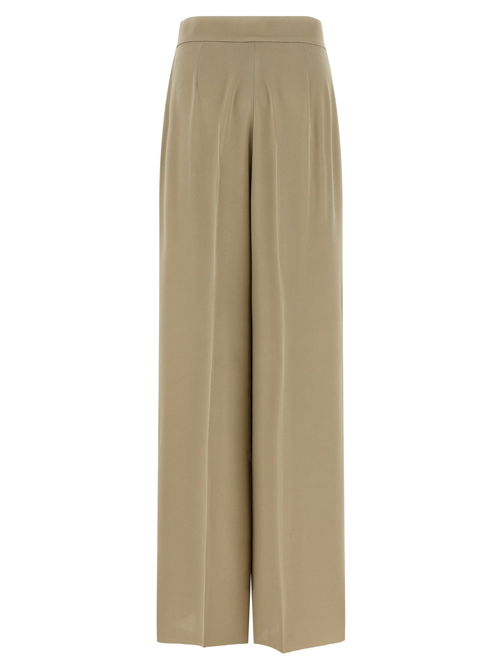 Max Mara Beige Silk Dress Pants