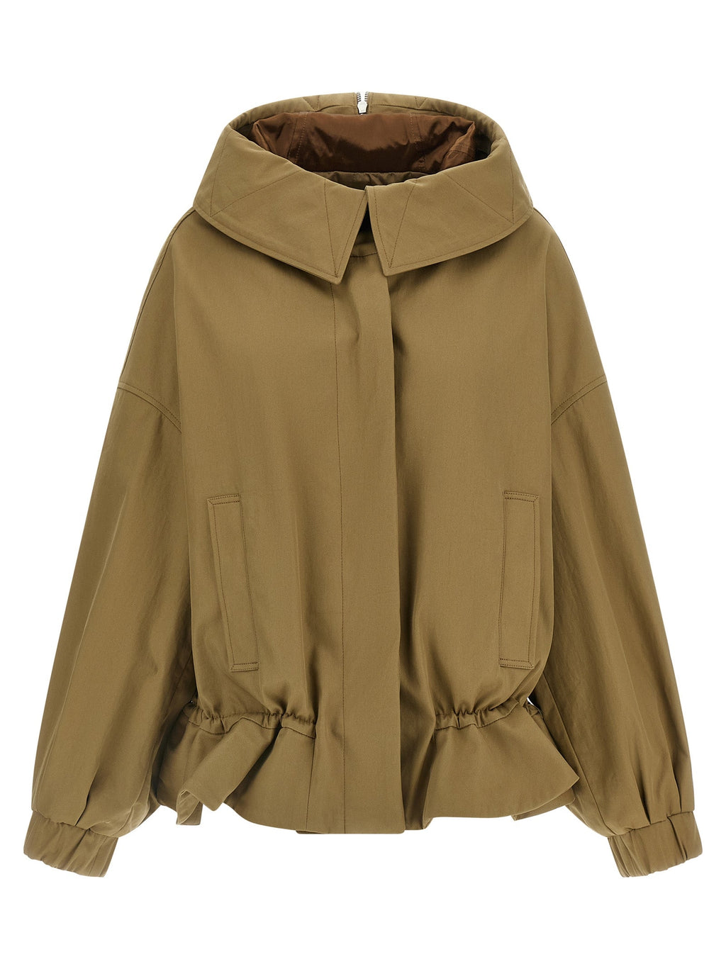 Dries Van Noten Beige Cotton Shell Jacket