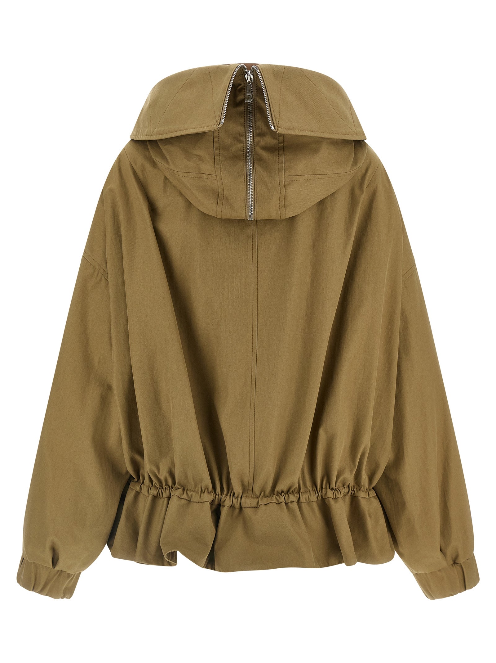 Dries Van Noten Beige Cotton Shell Jacket