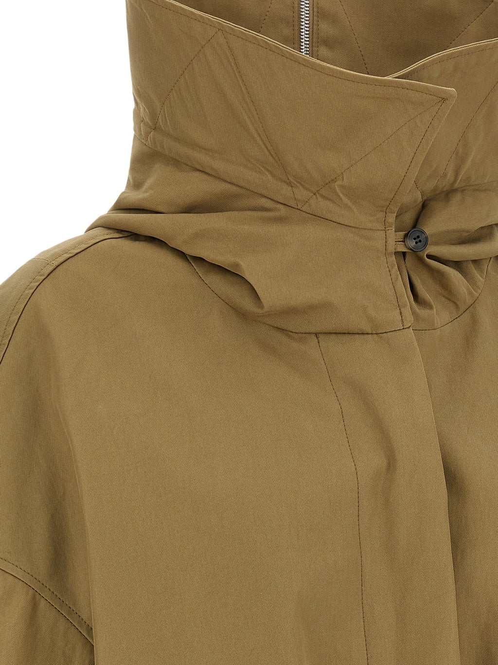 Dries Van Noten Beige Cotton Shell Jacket