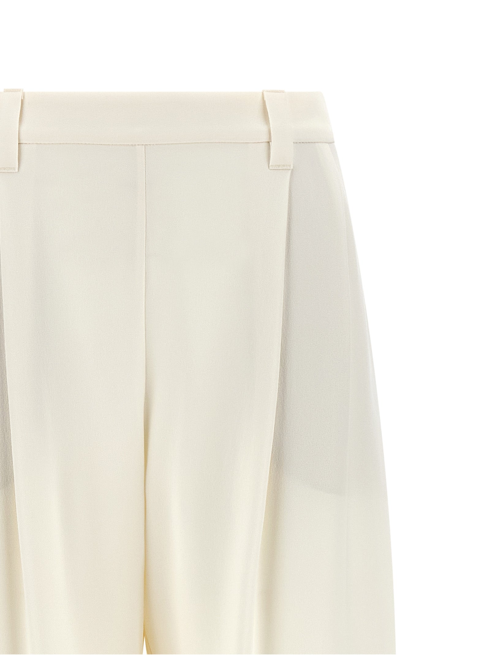 Brunello Cucinelli Beige Viscose Casual Pants