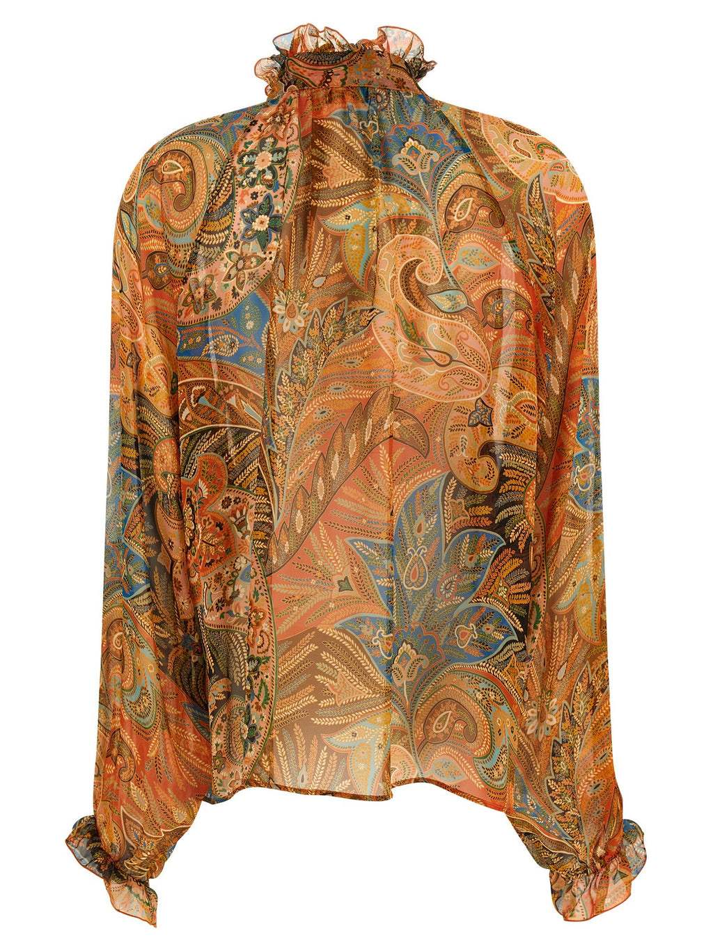Etro Multicolor Silk Blouse