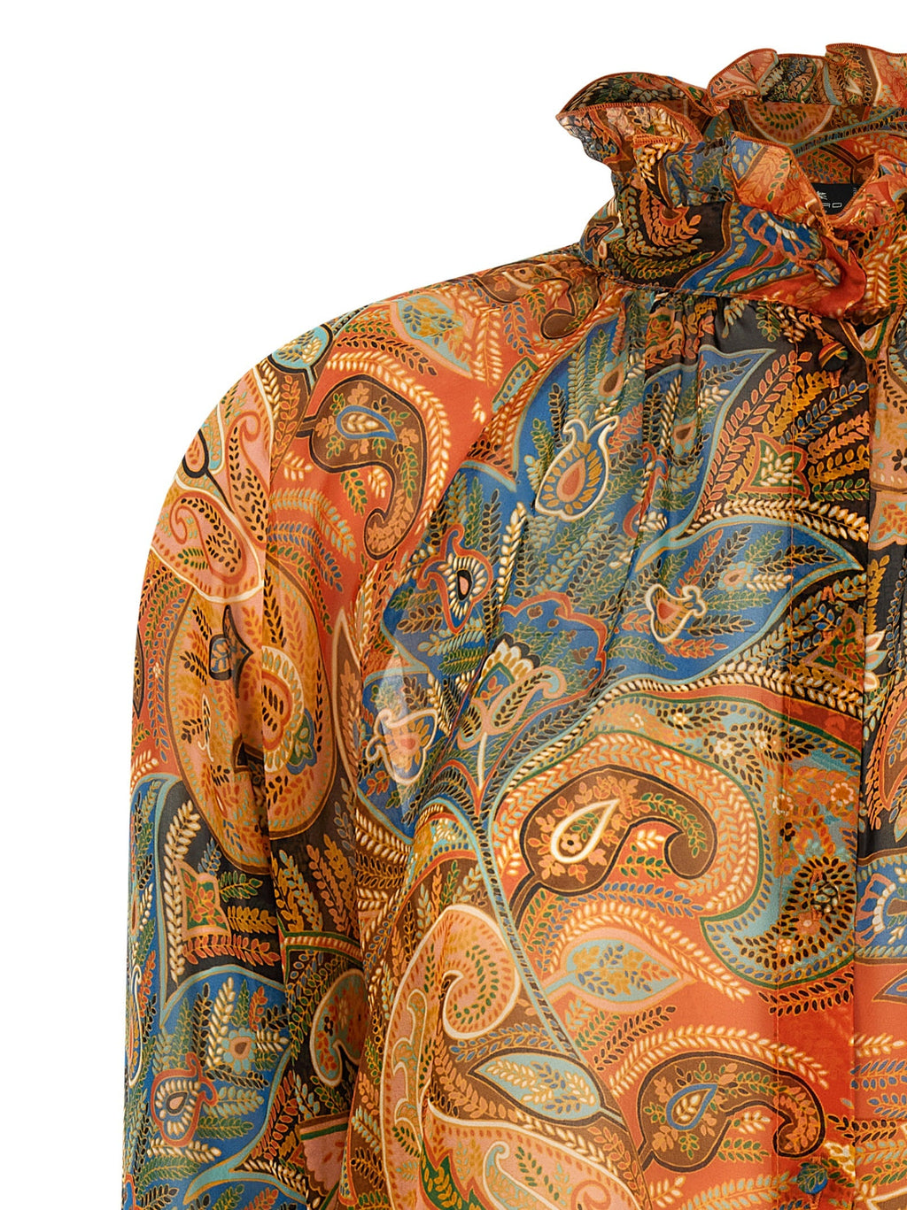 Etro Multicolor Silk Blouse