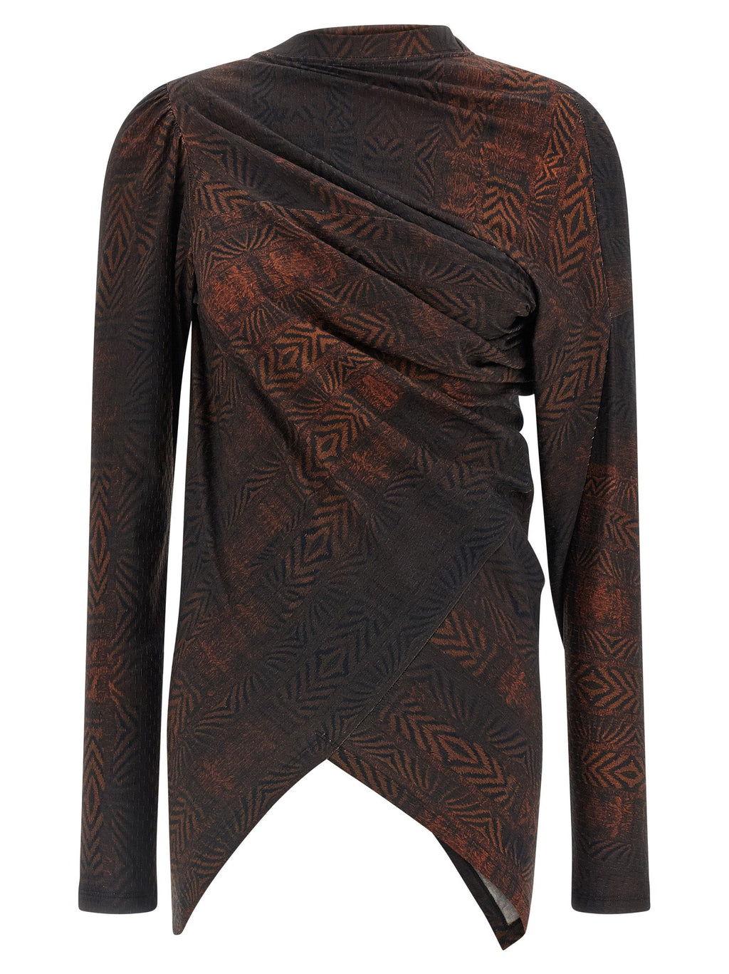 Kiko Kostadinov Brown Cotton Shirt