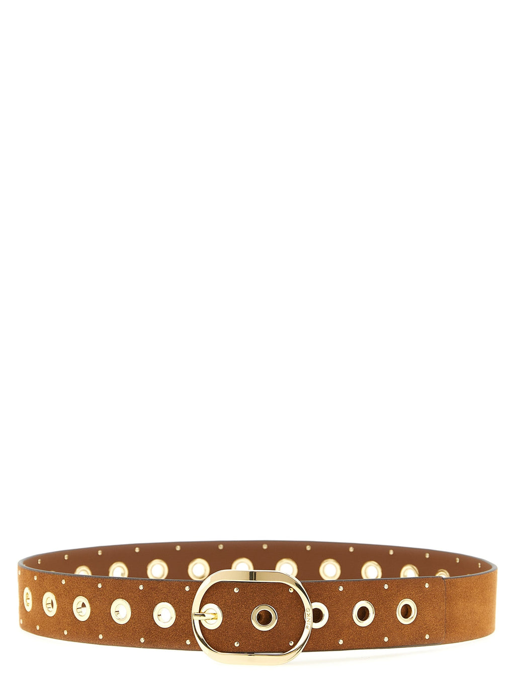 PINKO Brown Lamb Leather Regular Belt