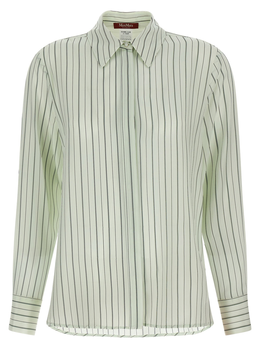 Max Mara Bicolor Silk Blouse