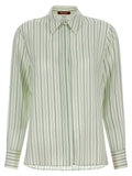 Max Mara Bicolor Silk Blouse