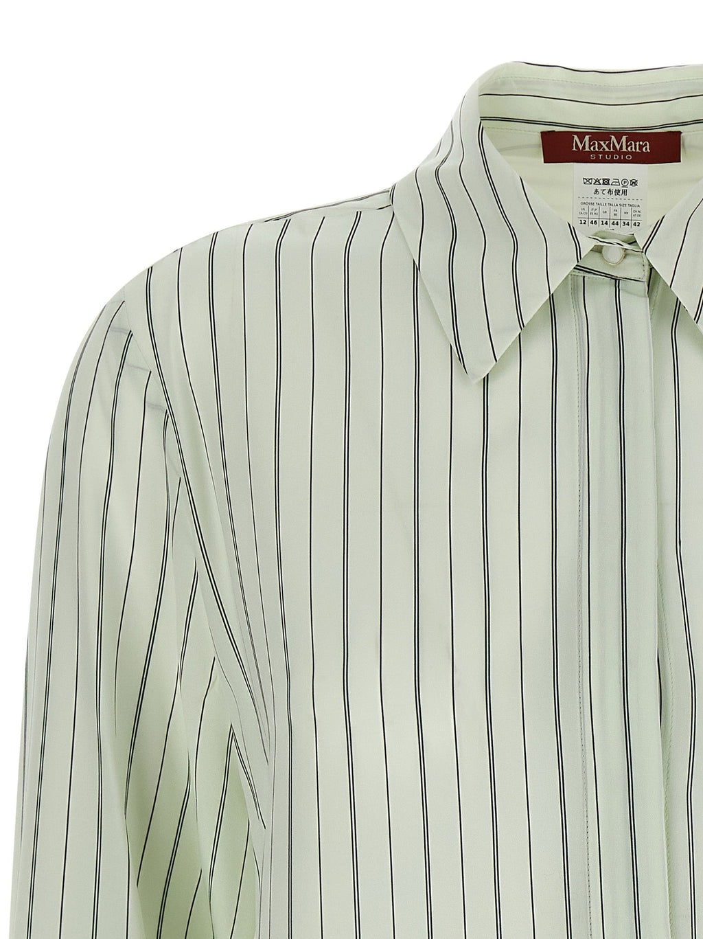 Max Mara Bicolor Silk Blouse