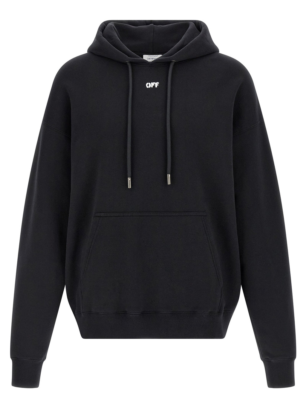 Off-White Black Cotton Sweatshirt
