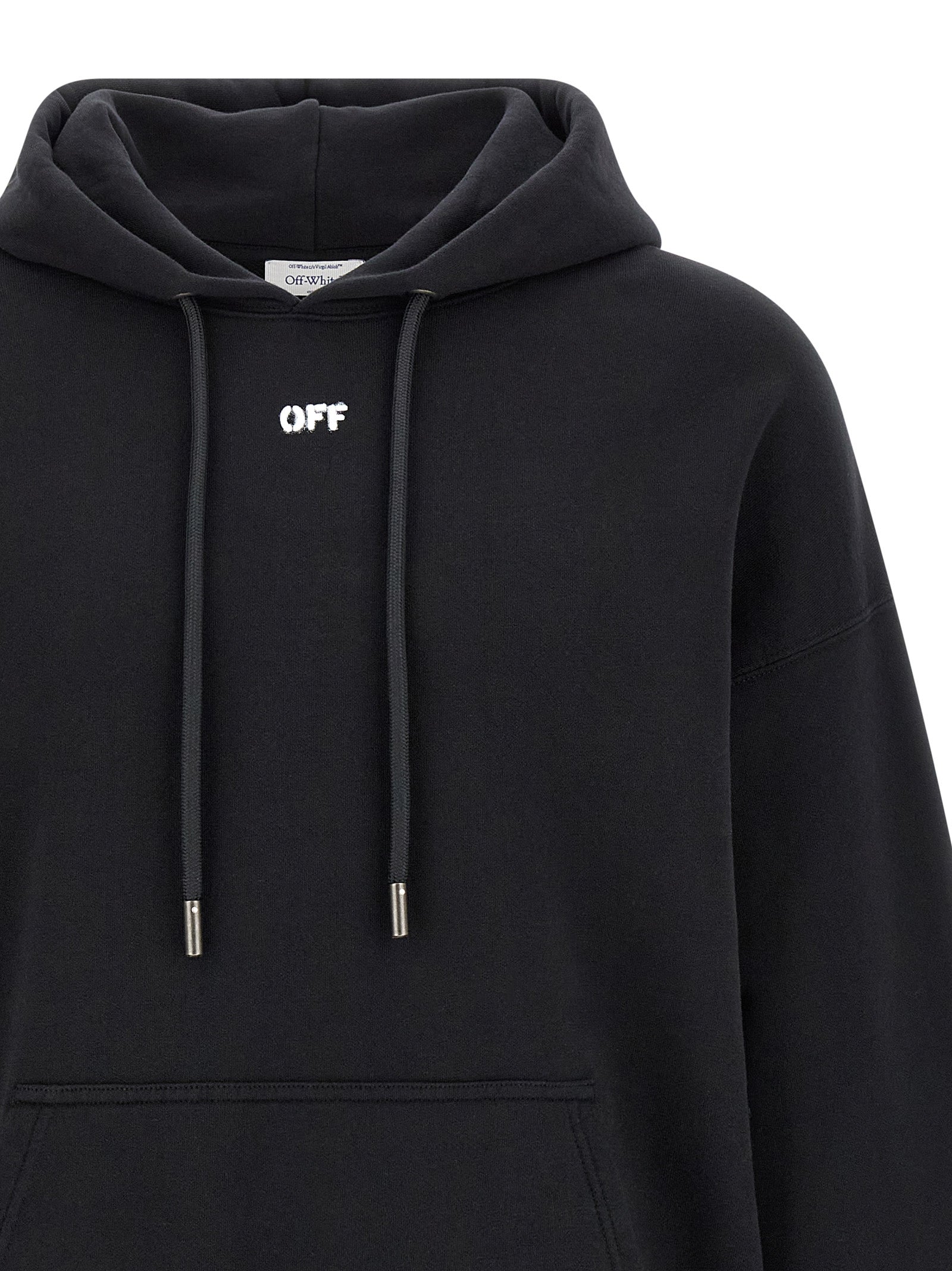 Off-White Black Cotton Sweatshirt
