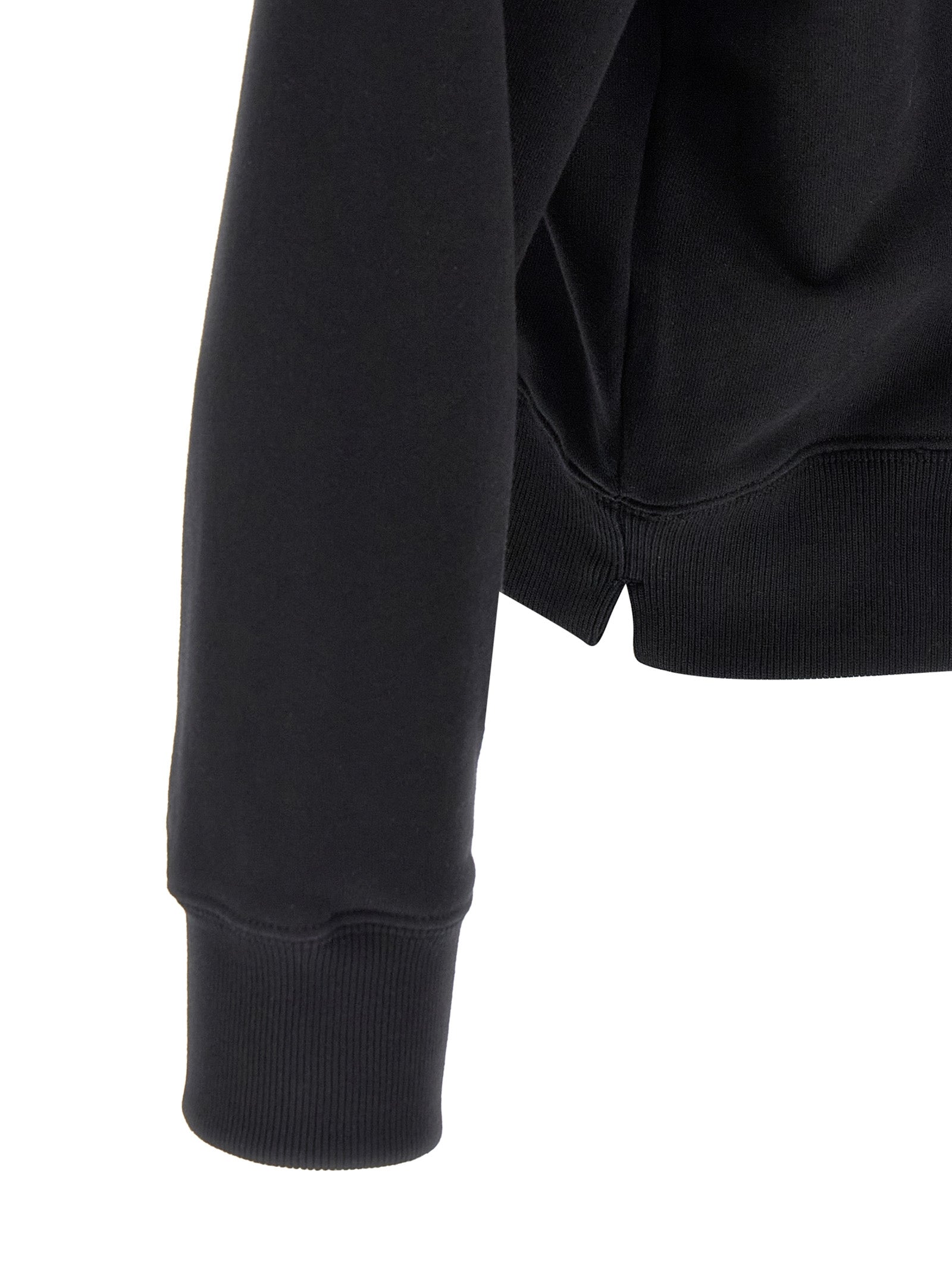 Off-White Black Cotton Sweatshirt