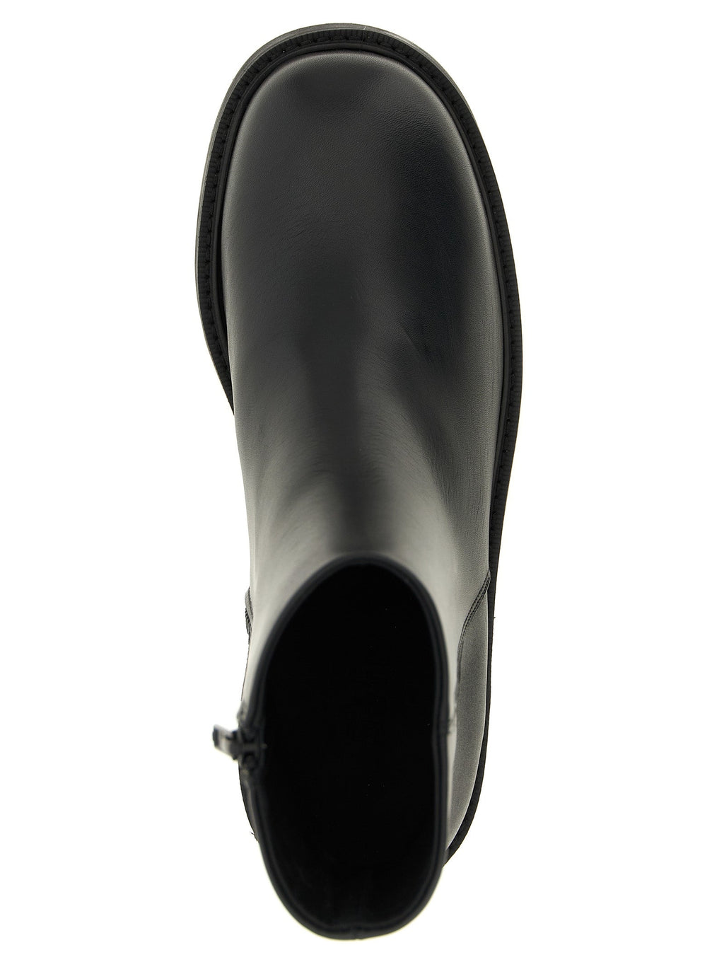 SÉFR Black Calfskin Ankle Boots