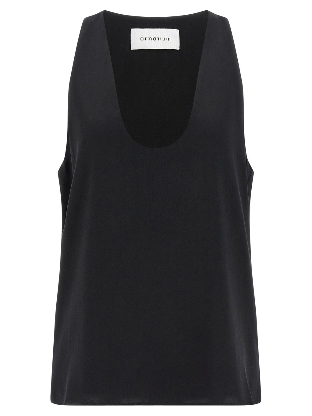 Armarium Black Silk Tank Tops