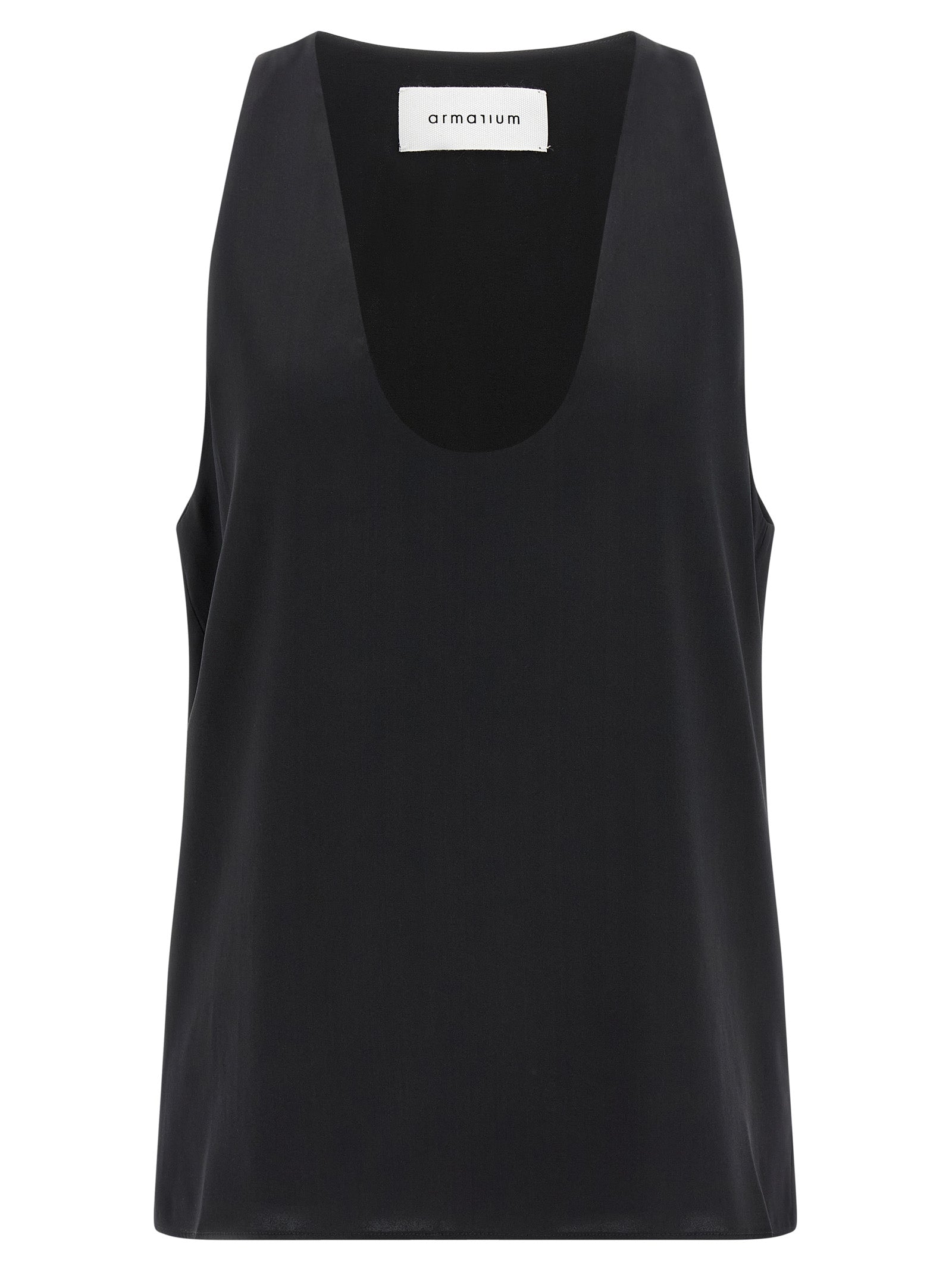 Armarium Black Silk Tank Tops