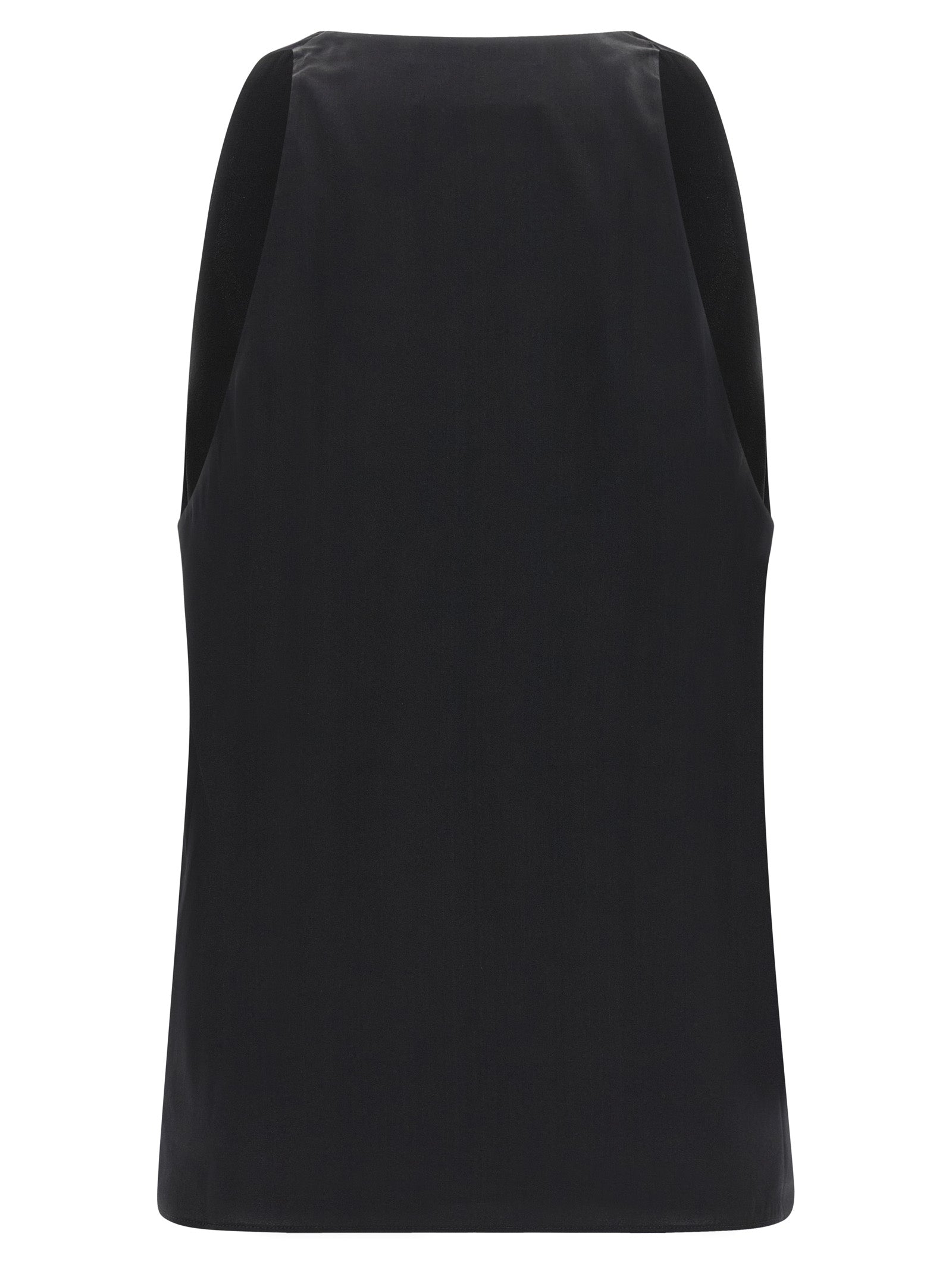Armarium Black Silk Tank Tops