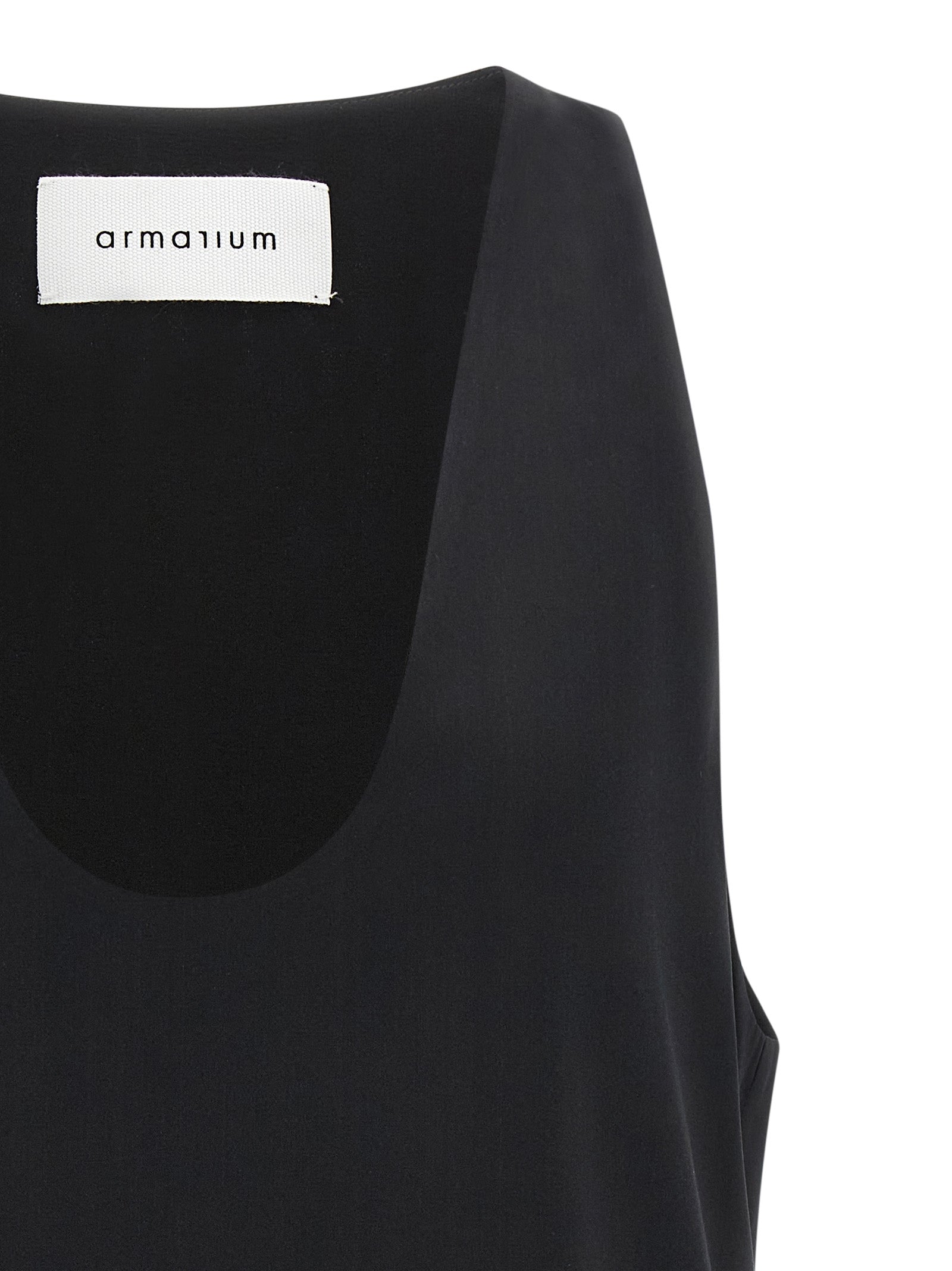 Armarium Black Silk Tank Tops