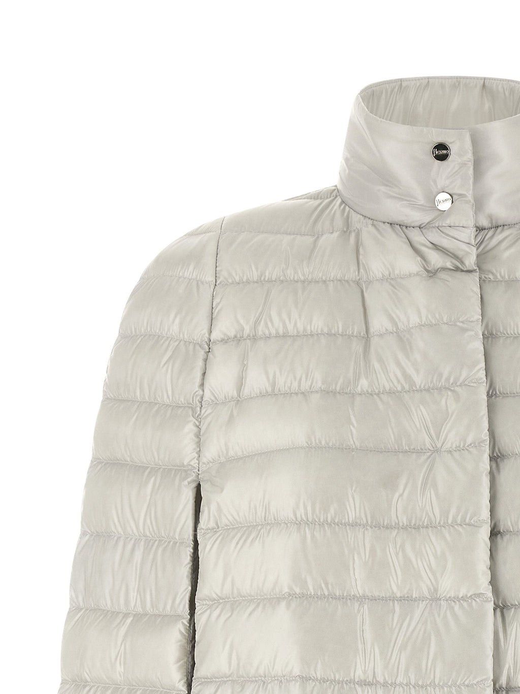 Herno Gray Polyamide Full-Length Jacket