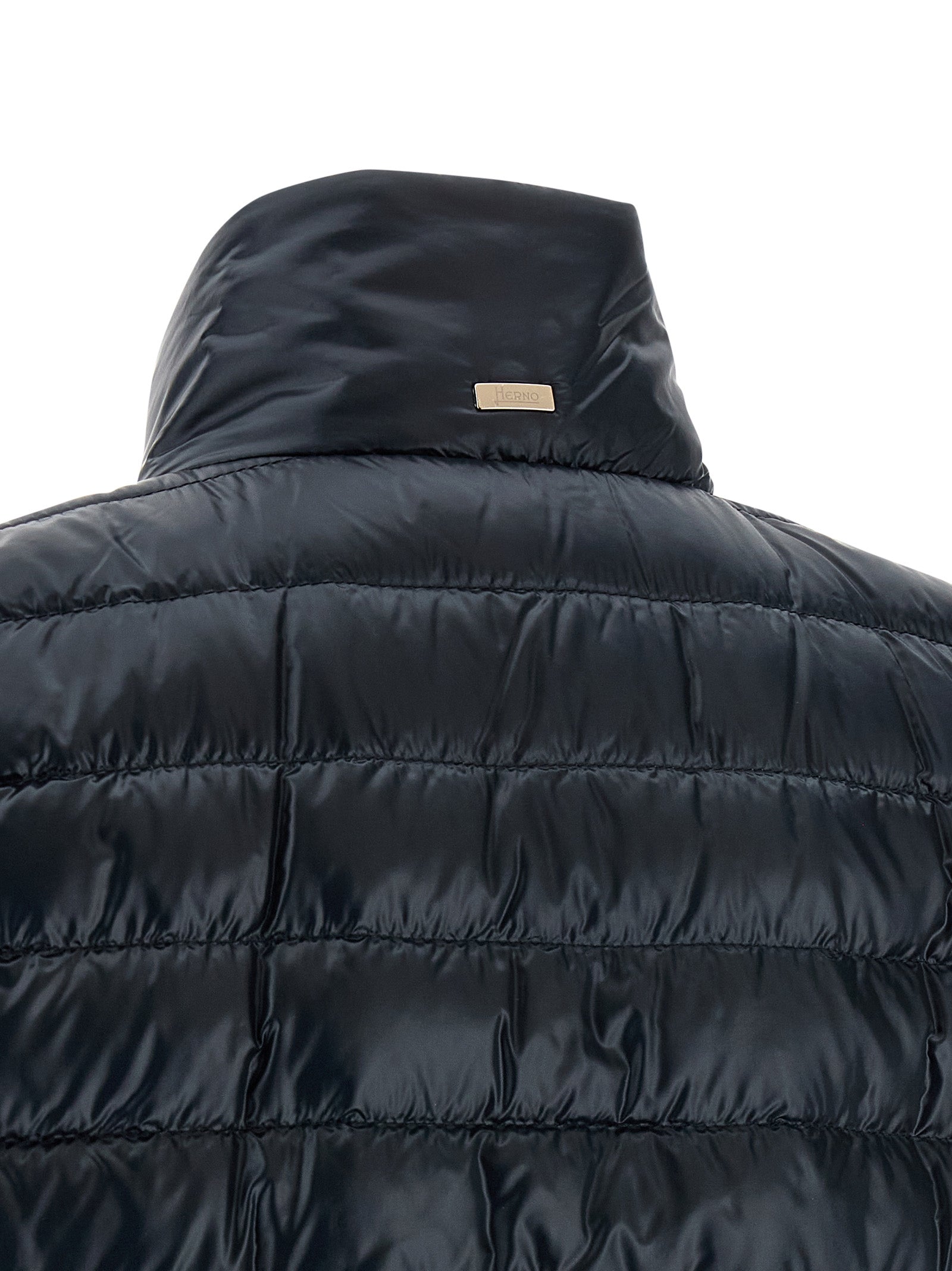 Herno Blue Polyamide Coat