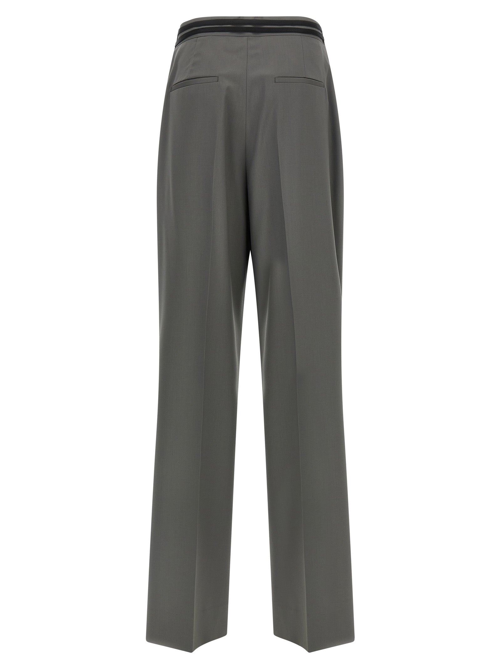 Armarium Gray Virgin Wool Dress Pants