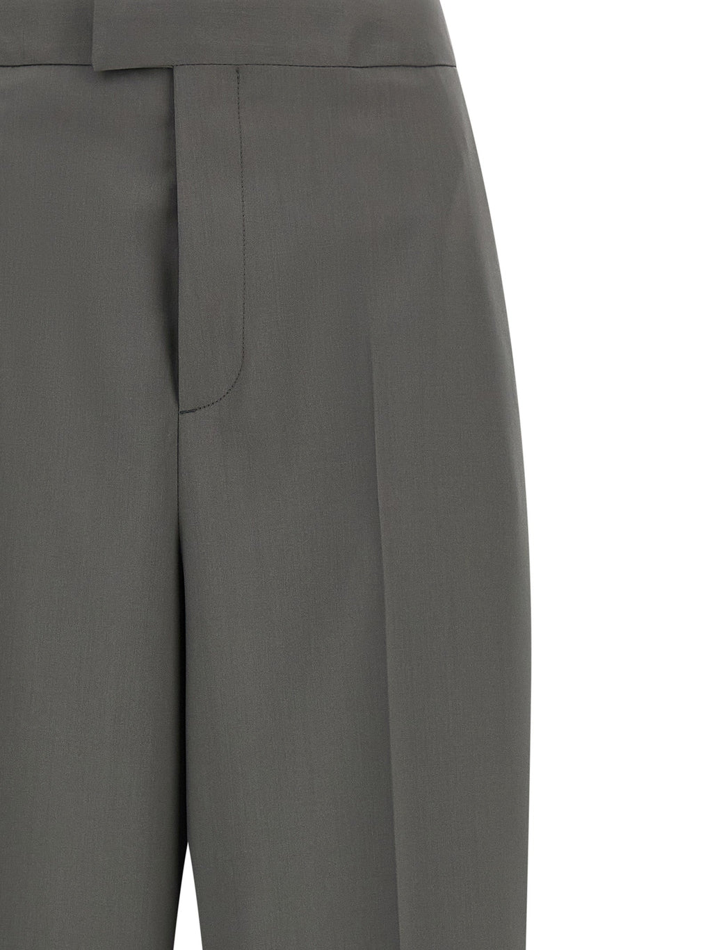 Armarium Gray Virgin Wool Dress Pants