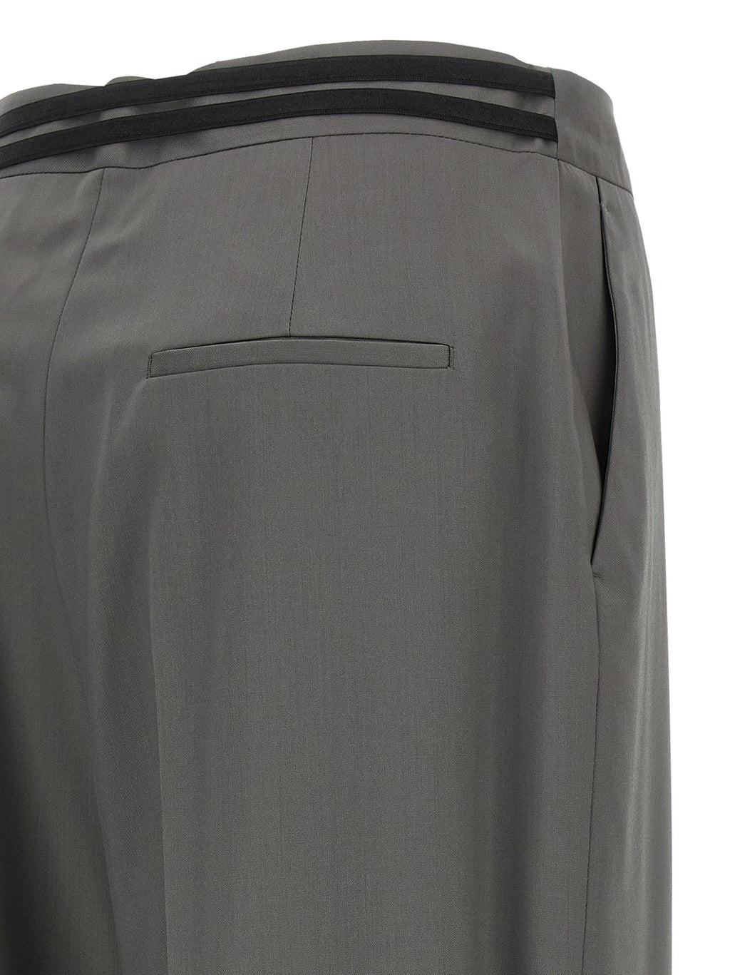 Armarium Gray Virgin Wool Dress Pants