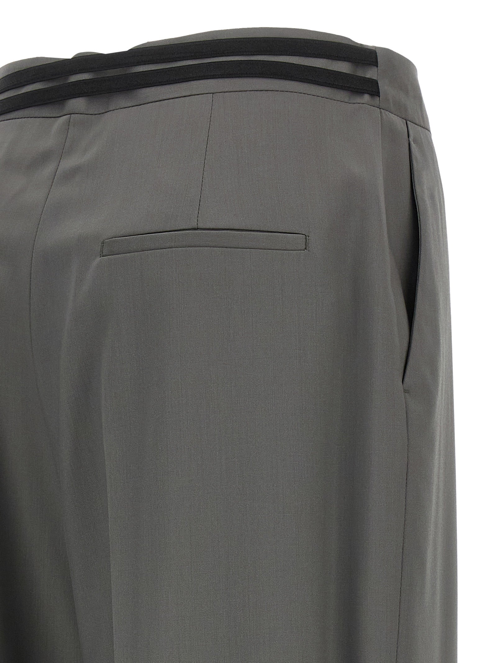 Armarium Gray Virgin Wool Dress Pants