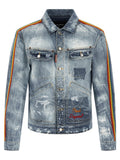 Dsquared² Blue Cotton Denim Jacket