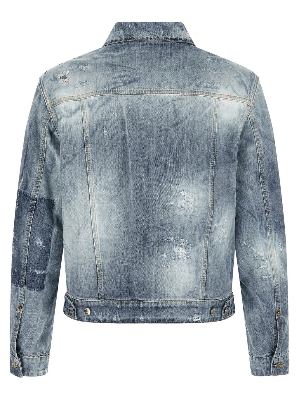 Dsquared² Blue Cotton Denim Jacket