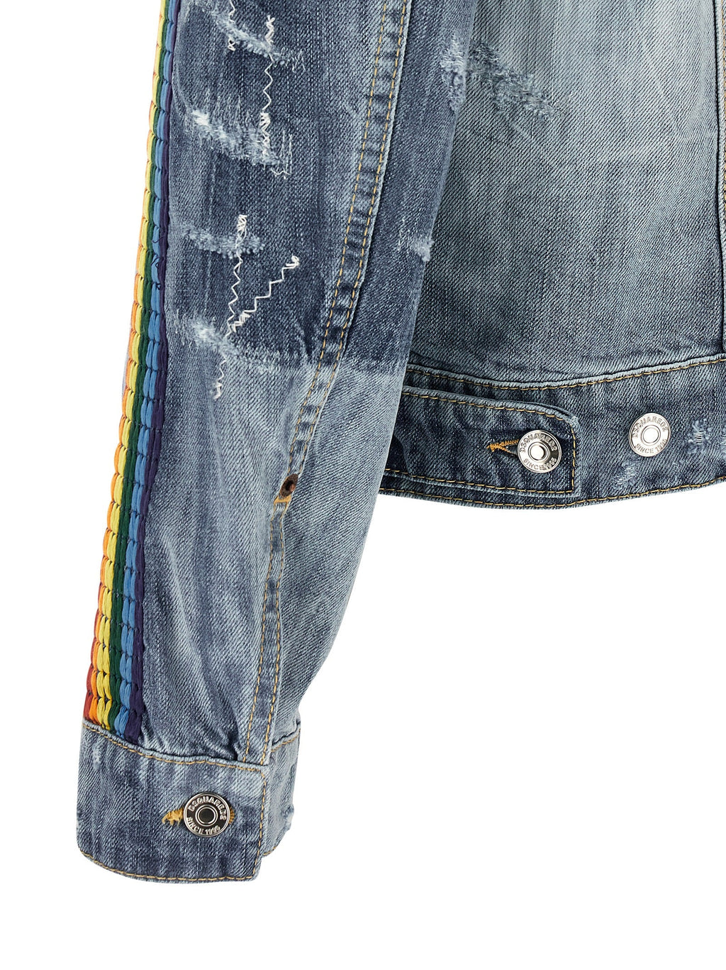 Dsquared² Blue Cotton Denim Jacket