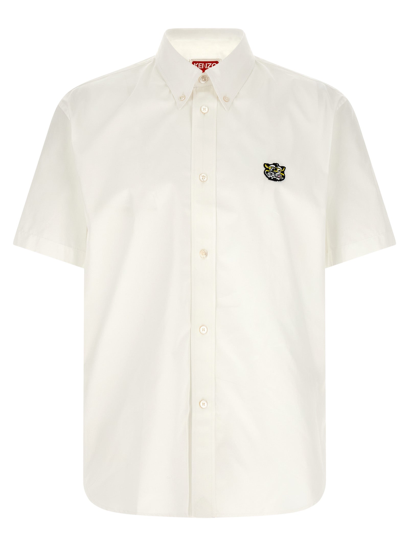 Kenzo White Cotton Blouse