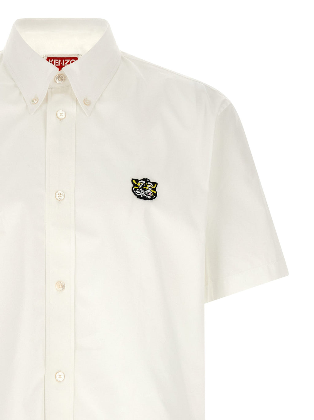 Kenzo White Cotton Blouse