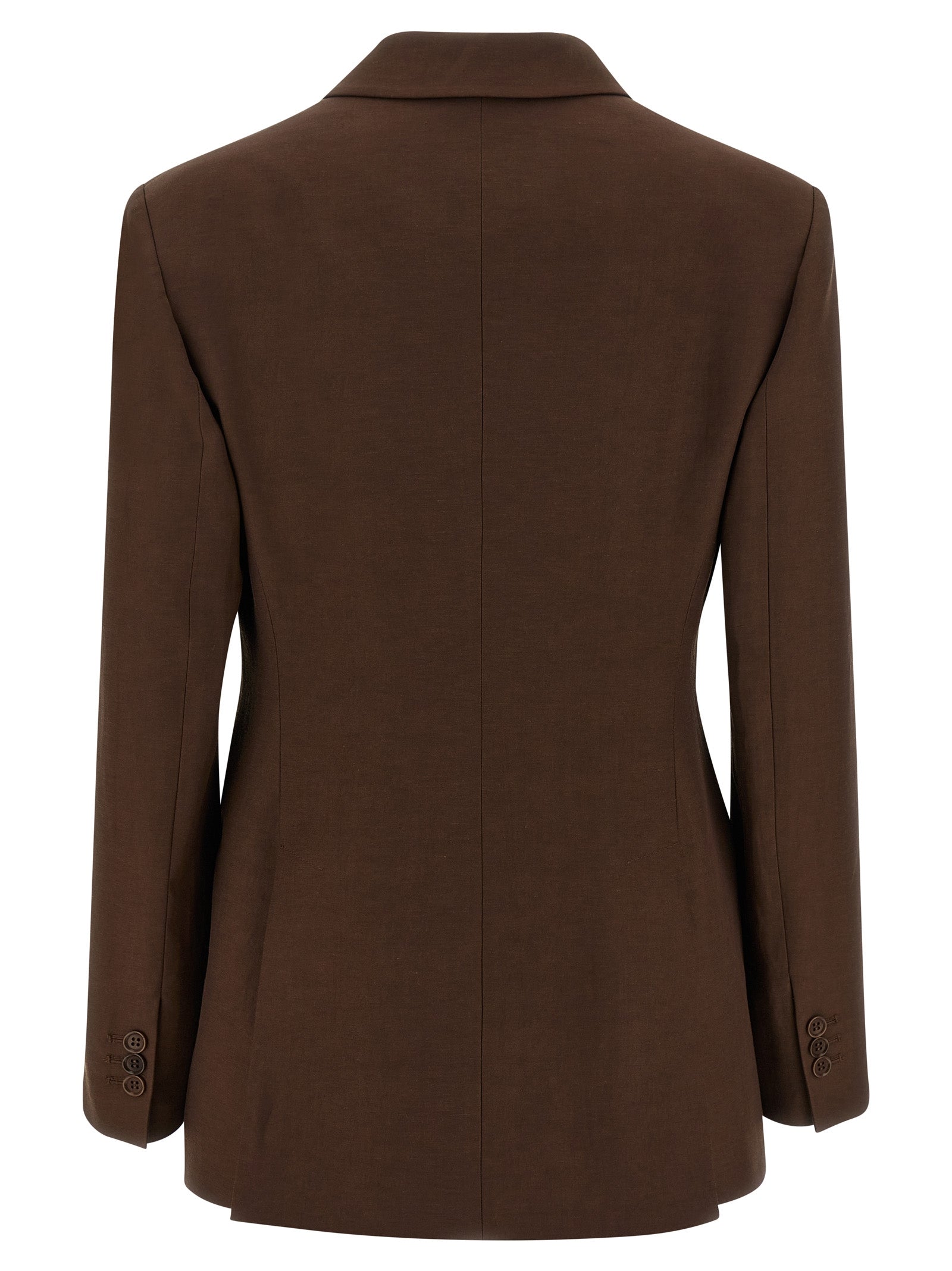 P.A.R.O.S.H. Brown Viscose Blazer