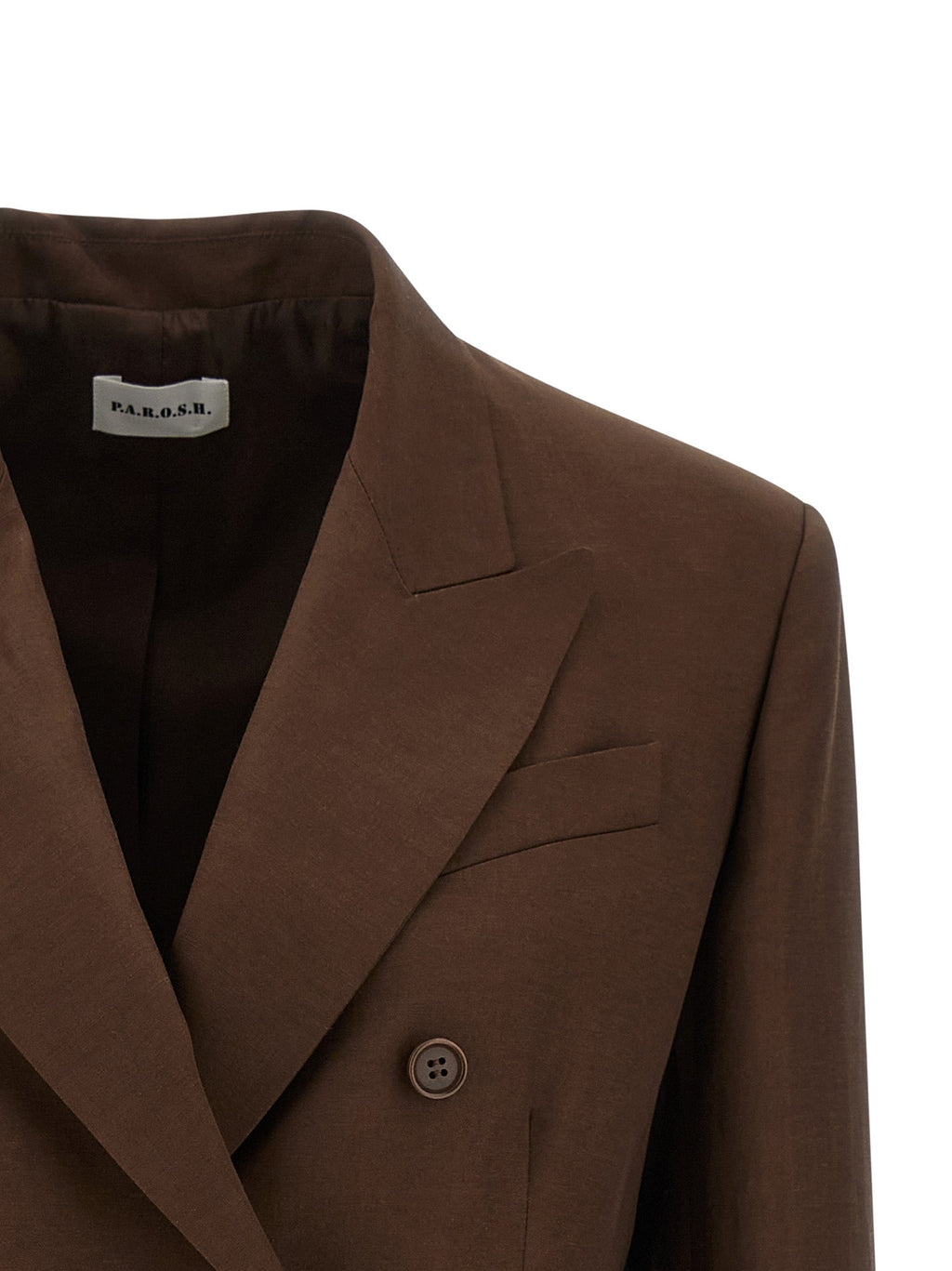 P.A.R.O.S.H. Brown Viscose Blazer