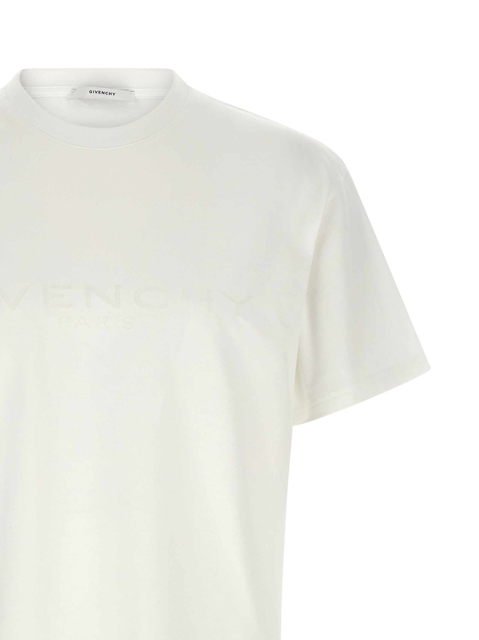 Givenchy White Cotton T-Shirt
