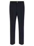 Marni Blue Virgin Wool Casual Pants