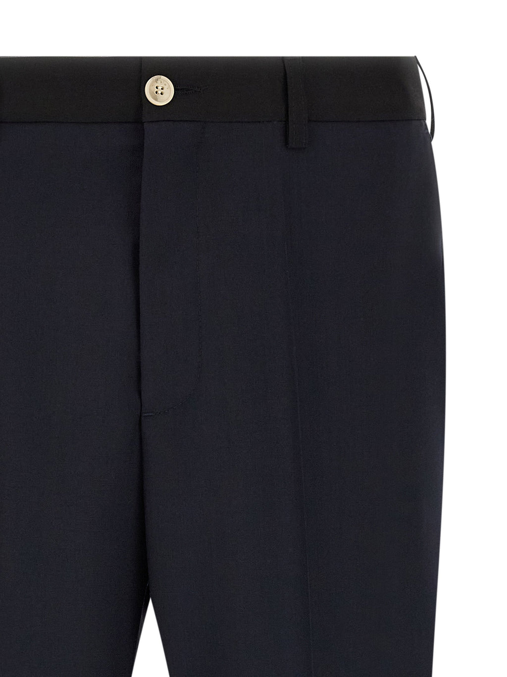 Marni Blue Virgin Wool Casual Pants